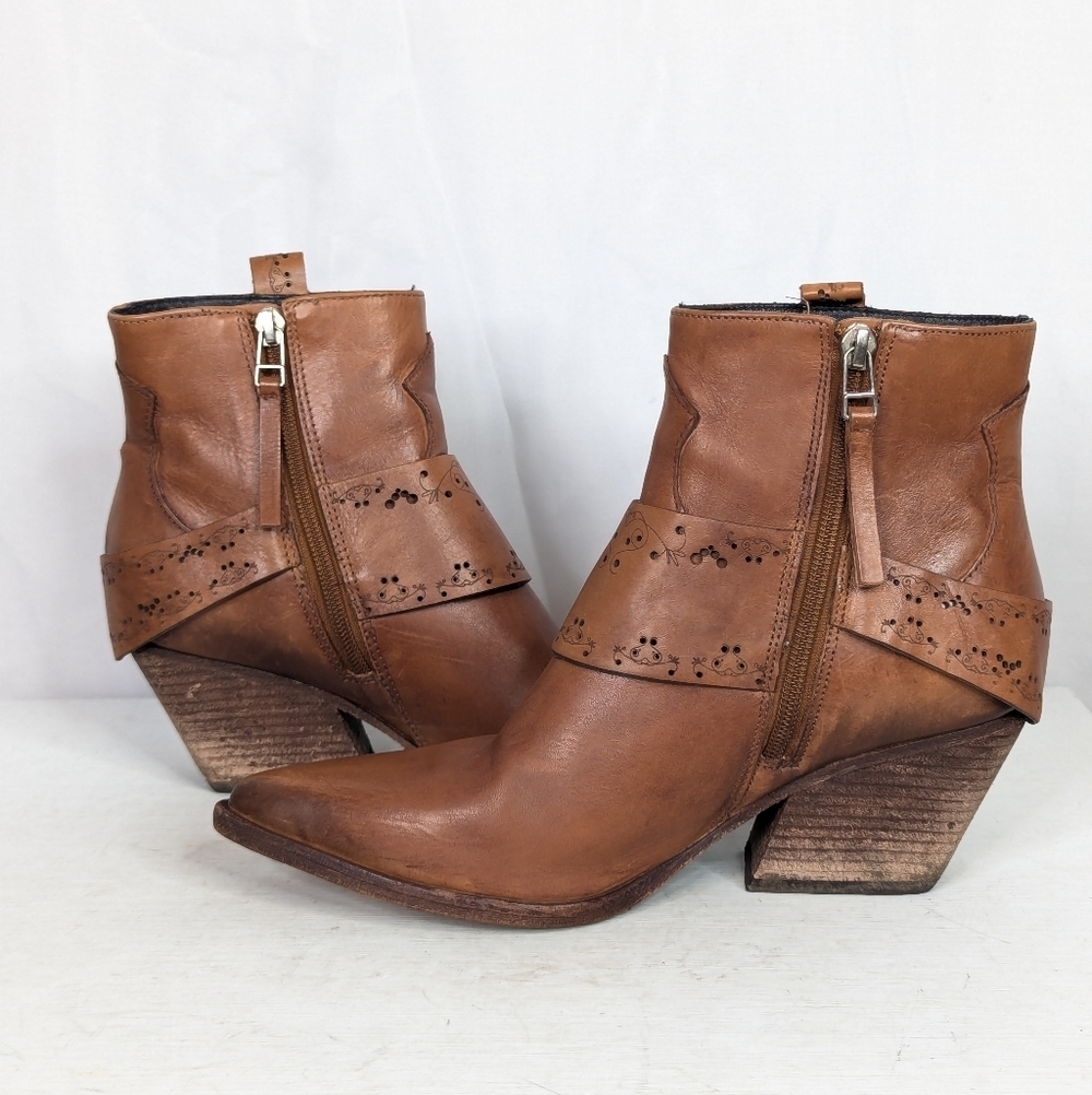 Golo Tombstone Western Cowgirl Booties Boots - Women's Size 6.5 - Picture 4 of 9